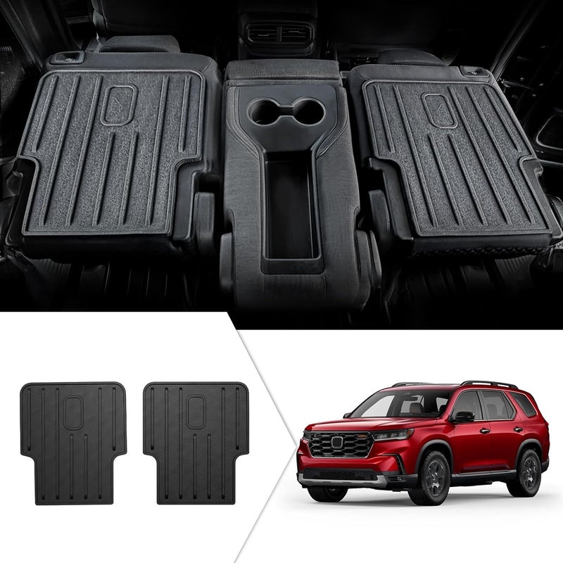 HOUCLEMIC Backrest Mat Compatible with 2023-2025 2026 Honda Pilot Accessories, 2nd Kick Mats for 2022-2026 Acura MDX Accessories - Image 1